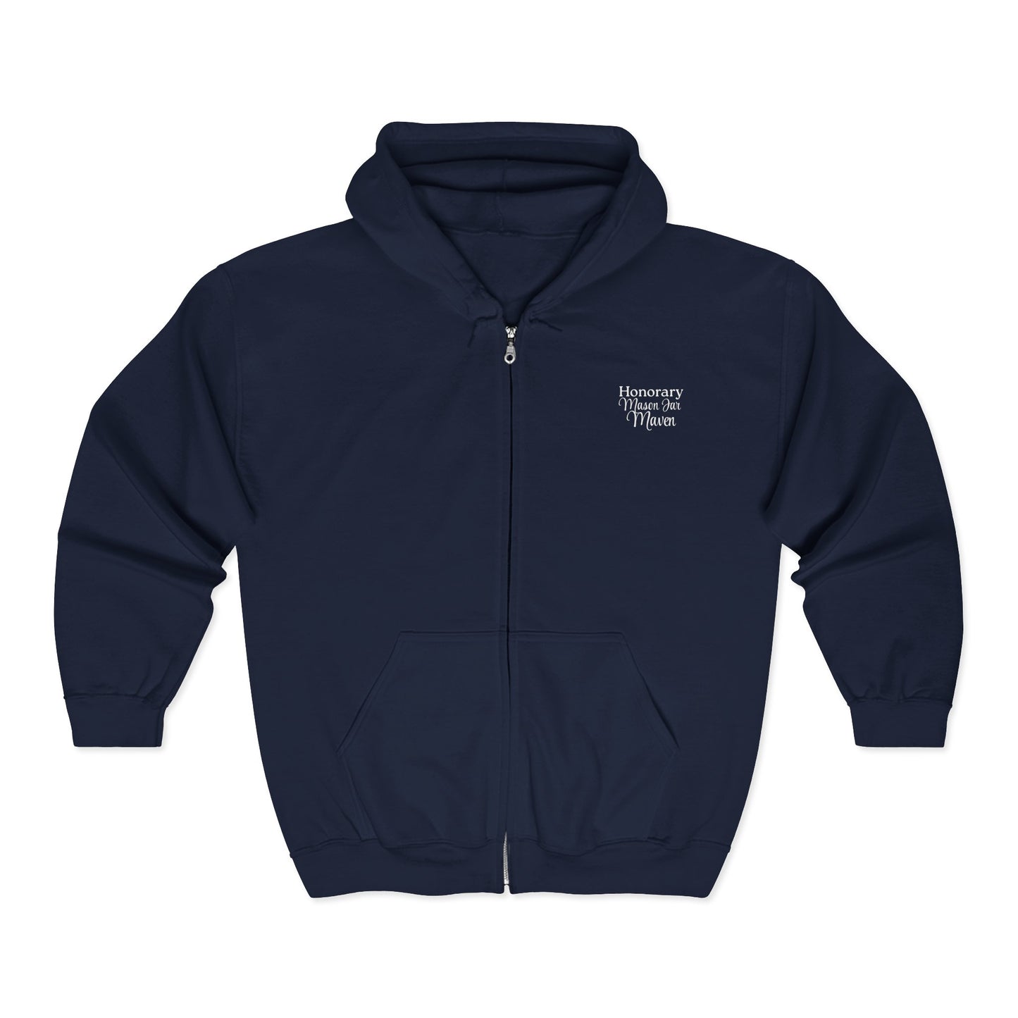 Honorary Mason Jar Maven Hoodie - Mason Jar Mysteries ets 2005 Maple Gap on the back