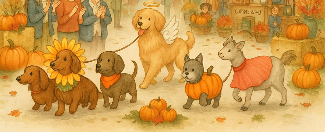 🐾  Paws, Prayers  Parade Ribbons at Maple Gap’s Fall Festival Pet Parade