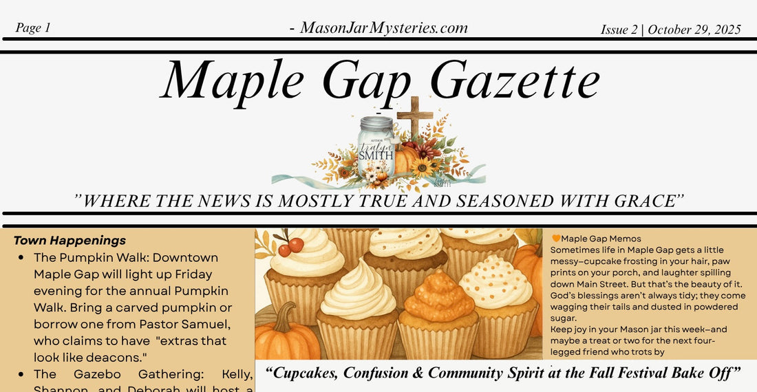 Welcome to Issue Two of the Maple Gap Gazette