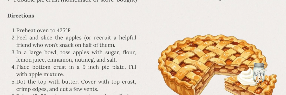 Kelly’s Old-Fashioned Apple Pie Recipe