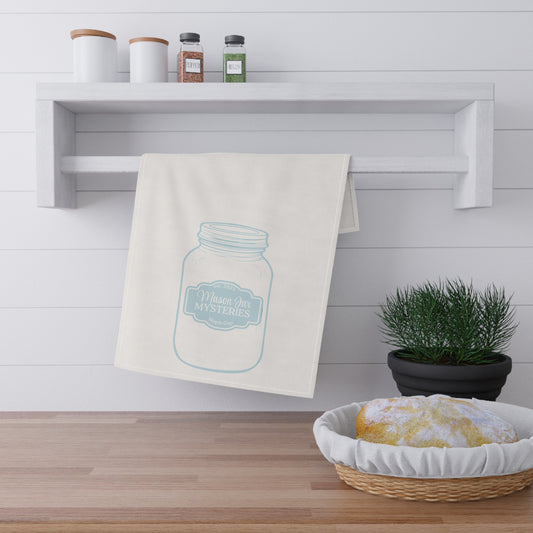 Mason Jar Mysteries tea towel