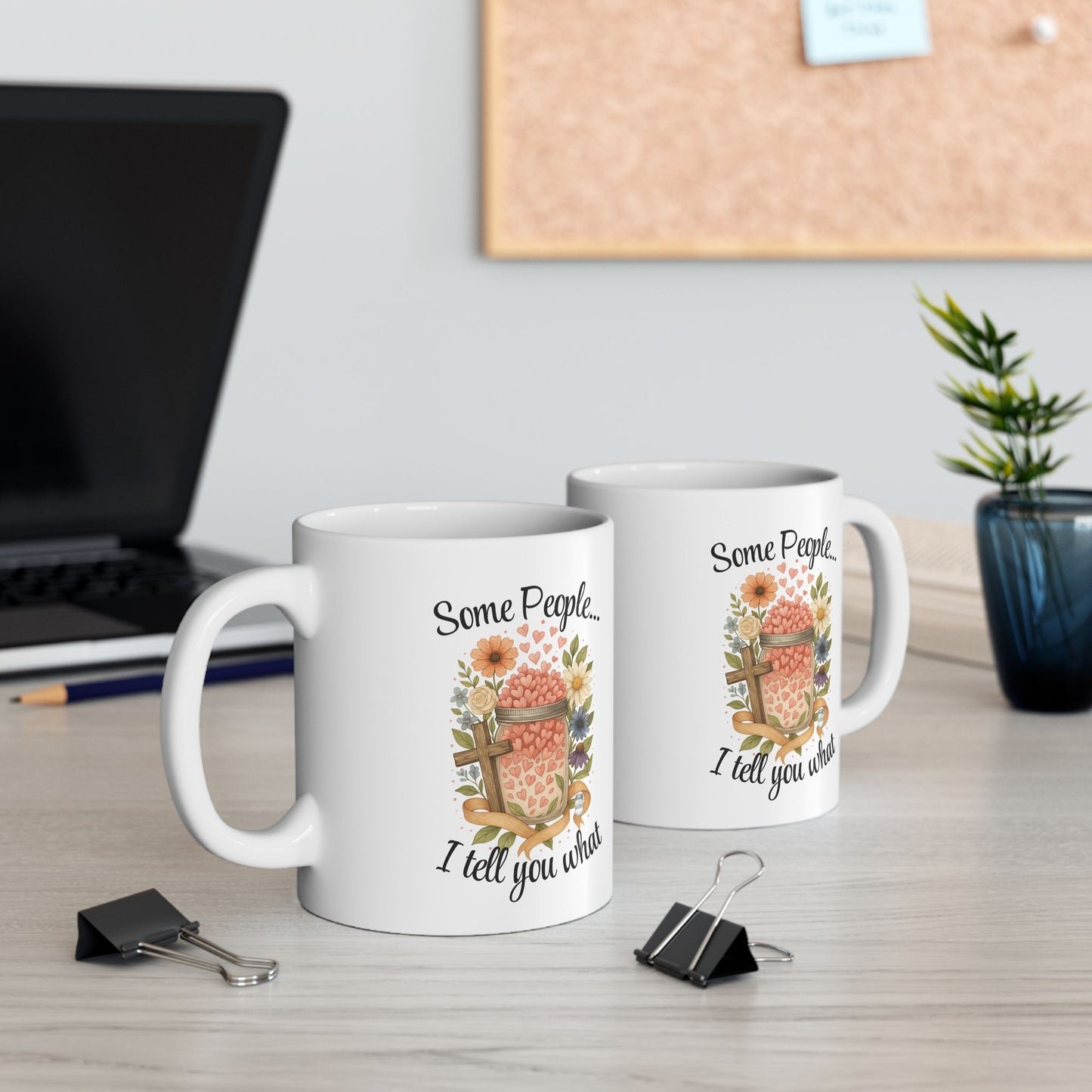 ☕️ “Some People… I Tell You What” - Mason Jar Mysteries Mug