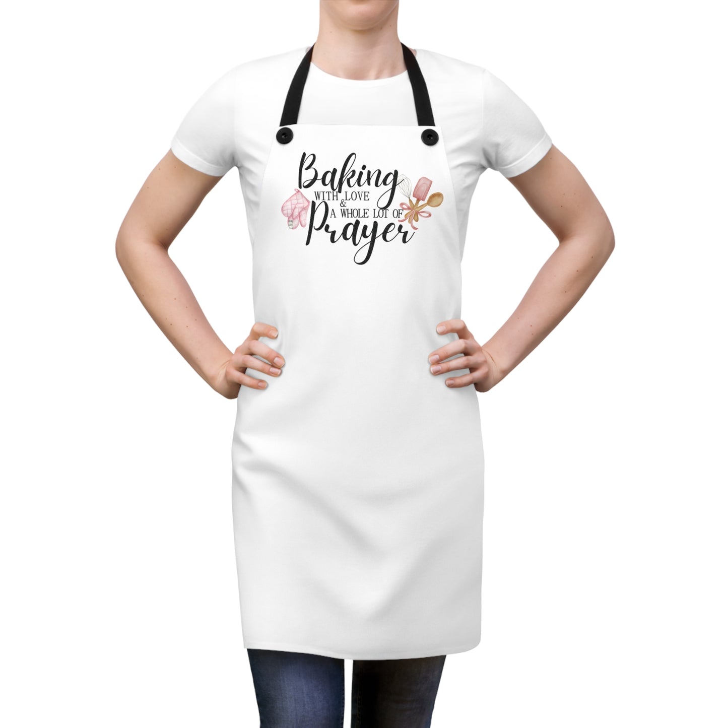 🧁 Baking with Love & a Whole Lot of Prayer Apron