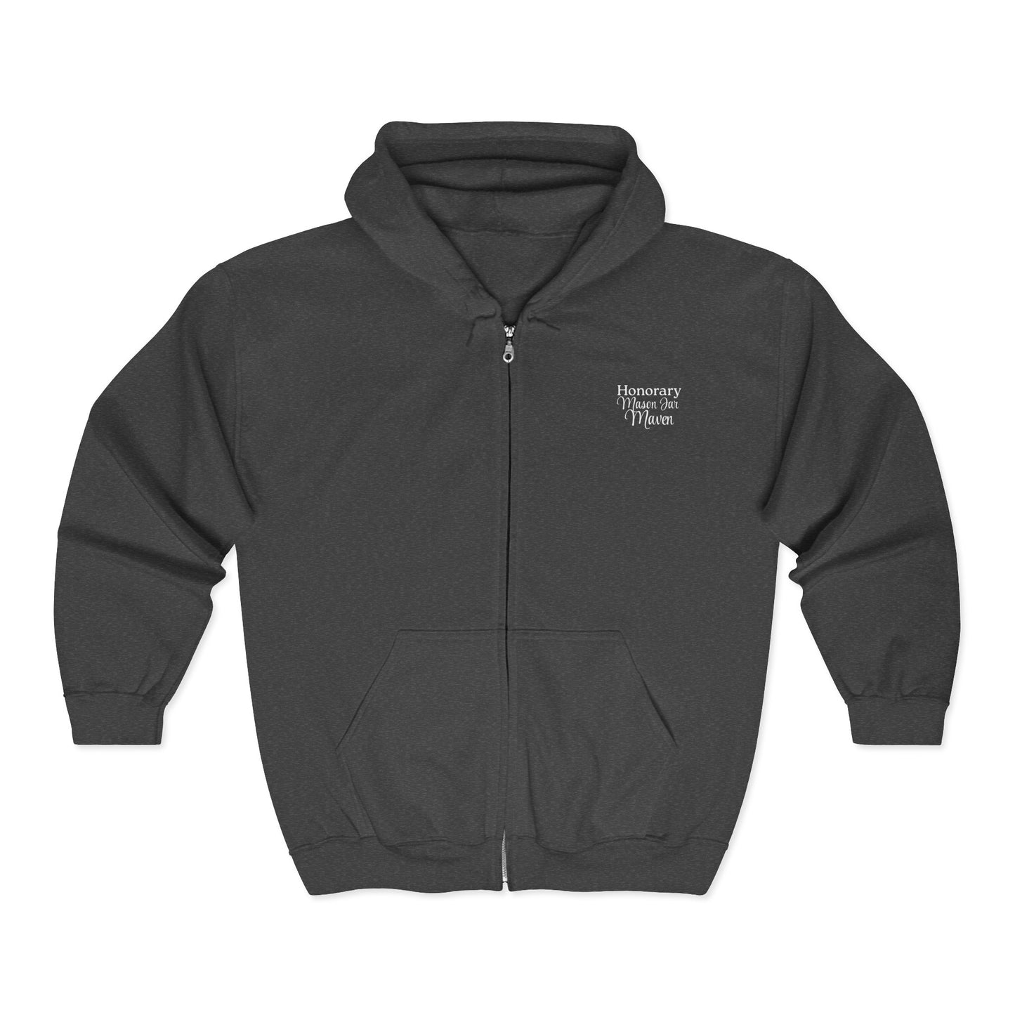 Honorary Mason Jar Maven Hoodie - Mason Jar Mysteries ets 2005 Maple Gap on the back