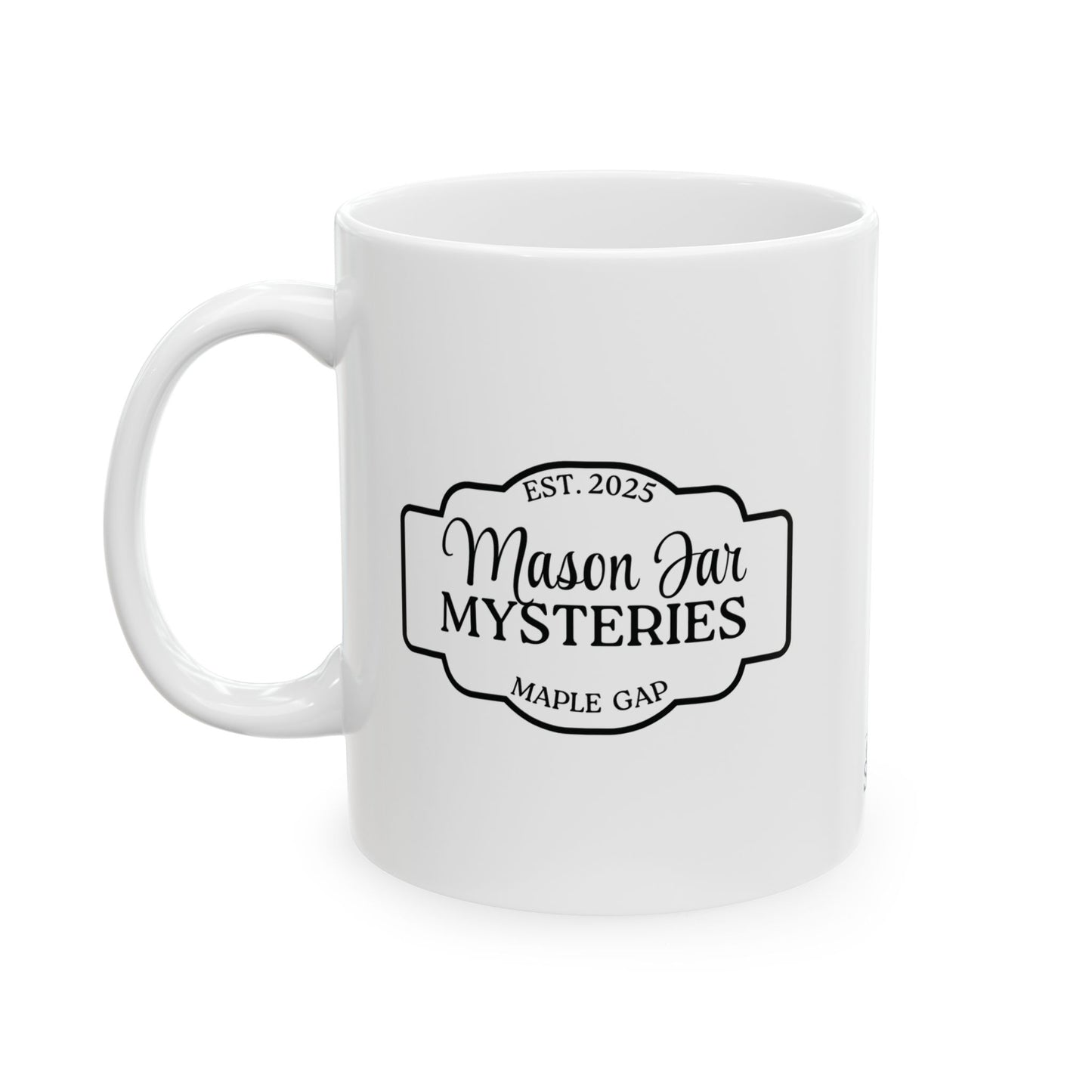 Mason Jar Mysteries  “Oh My Heck” Coffee Lover's Ceramic Mug, Funny Gift for Friends, Office Humor, Personalized Drinkware, Unique Housewarming Mug