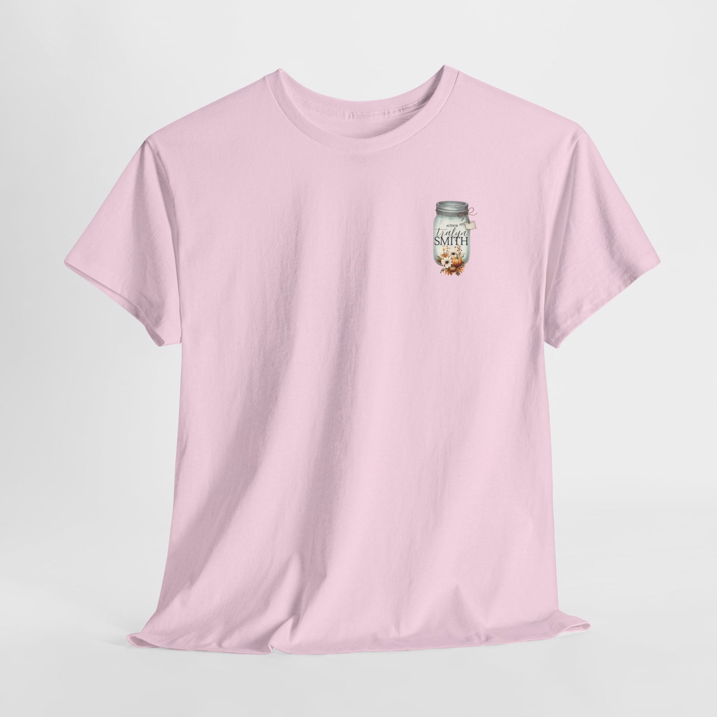 🫙 Author Tralyn Smith Logo T-Shirt, Personalized Gift, Fall Decor, Country Life Tee, Perfect for Thanksgiving, Family Gatherings, [...]