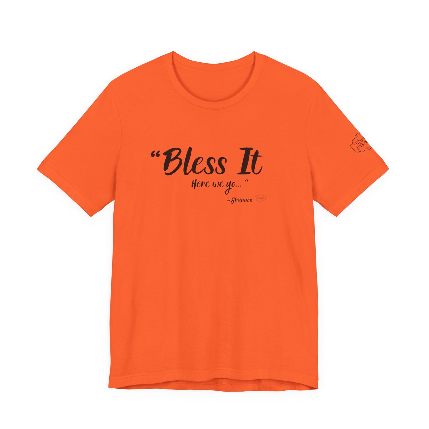 “Bless It” Mason Jar Mysteries T-Shirt | Funny Coffee Lover Tee | Southern Saying Graphic Shirt | Casual Comfort Tee in Multiple Colors
