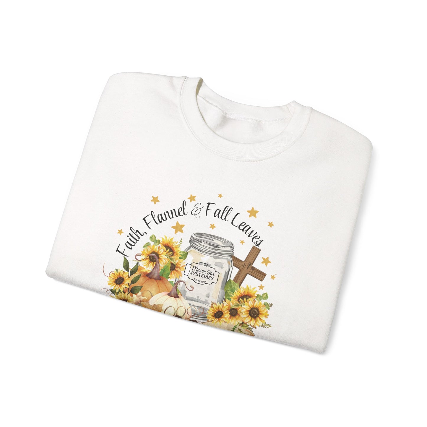 Sunflower Faith Crewneck Sweatshirt, Comfortable Casual Wear, Gifts for Friends, Religious Apparel, Cozy Fall Fashion, Perfect for All [...]