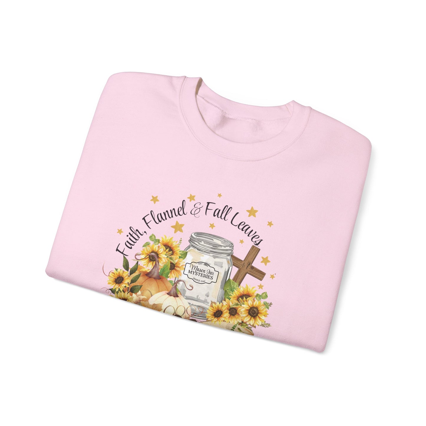 Sunflower Faith Crewneck Sweatshirt, Comfortable Casual Wear, Gifts for Friends, Religious Apparel, Cozy Fall Fashion, Perfect for All [...]