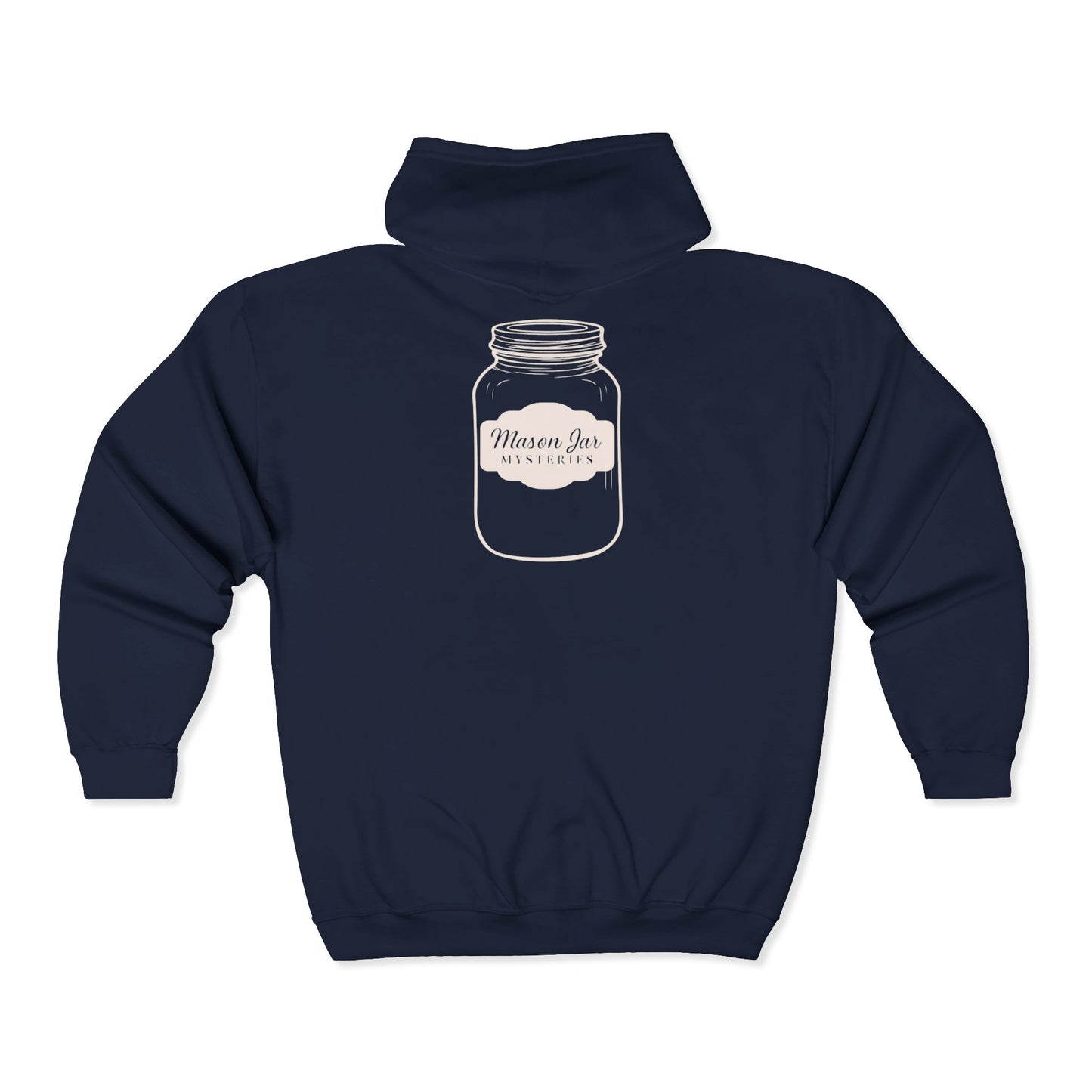 Bless It, Mason Jar Mysteries Hoodie - Mason Jar Mysteries ets 2005 Maple Gap on the back