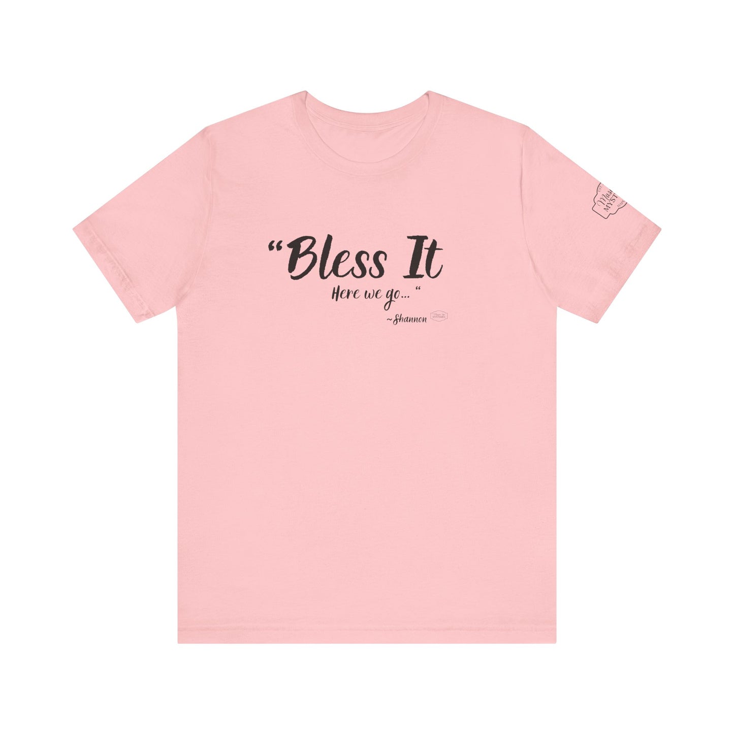 “Bless It” Mason Jar Mysteries T-Shirt | Funny Coffee Lover Tee | Southern Saying Graphic Shirt | Casual Comfort Tee in Multiple Colors
