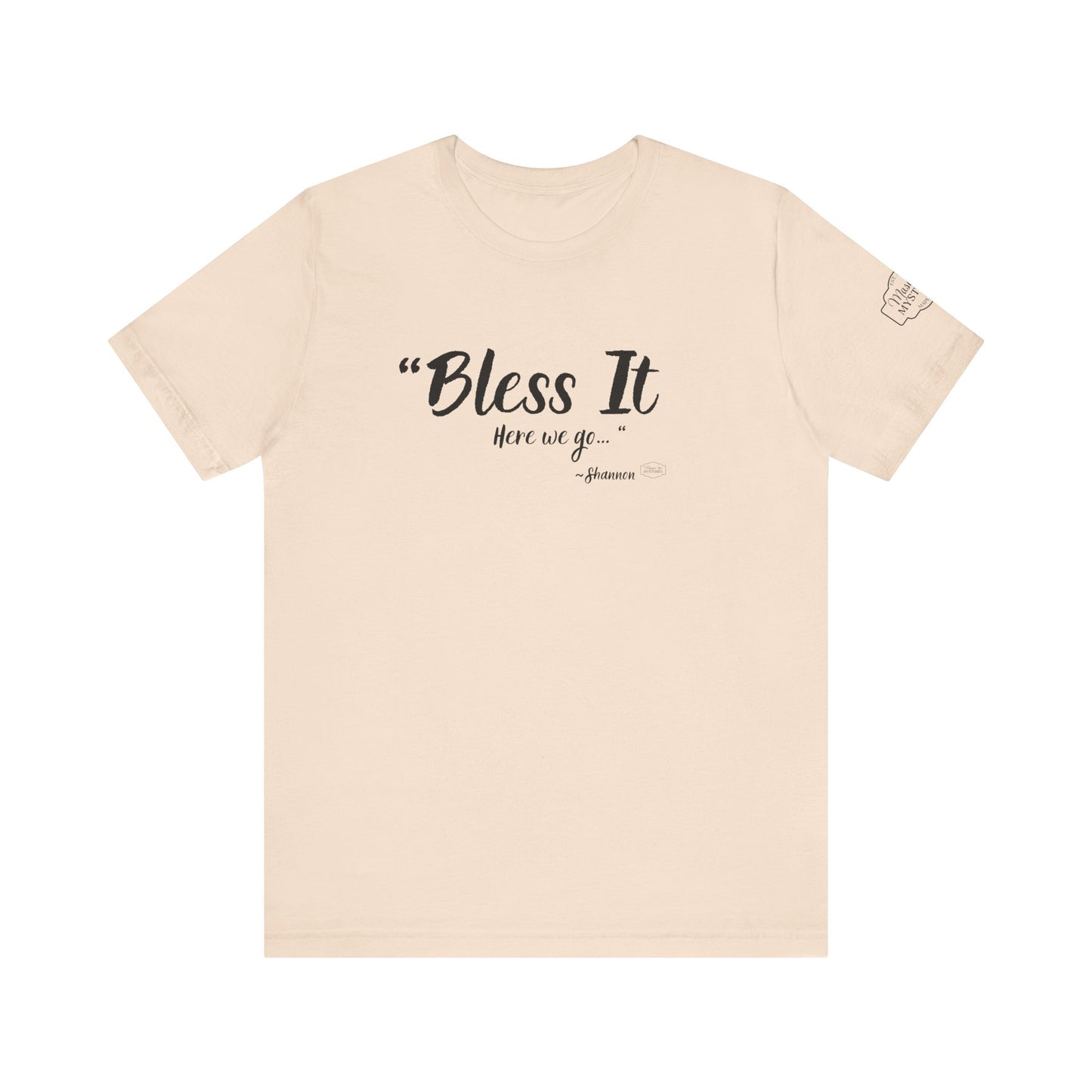 “Bless It” Mason Jar Mysteries T-Shirt | Funny Coffee Lover Tee | Southern Saying Graphic Shirt | Casual Comfort Tee in Multiple Colors