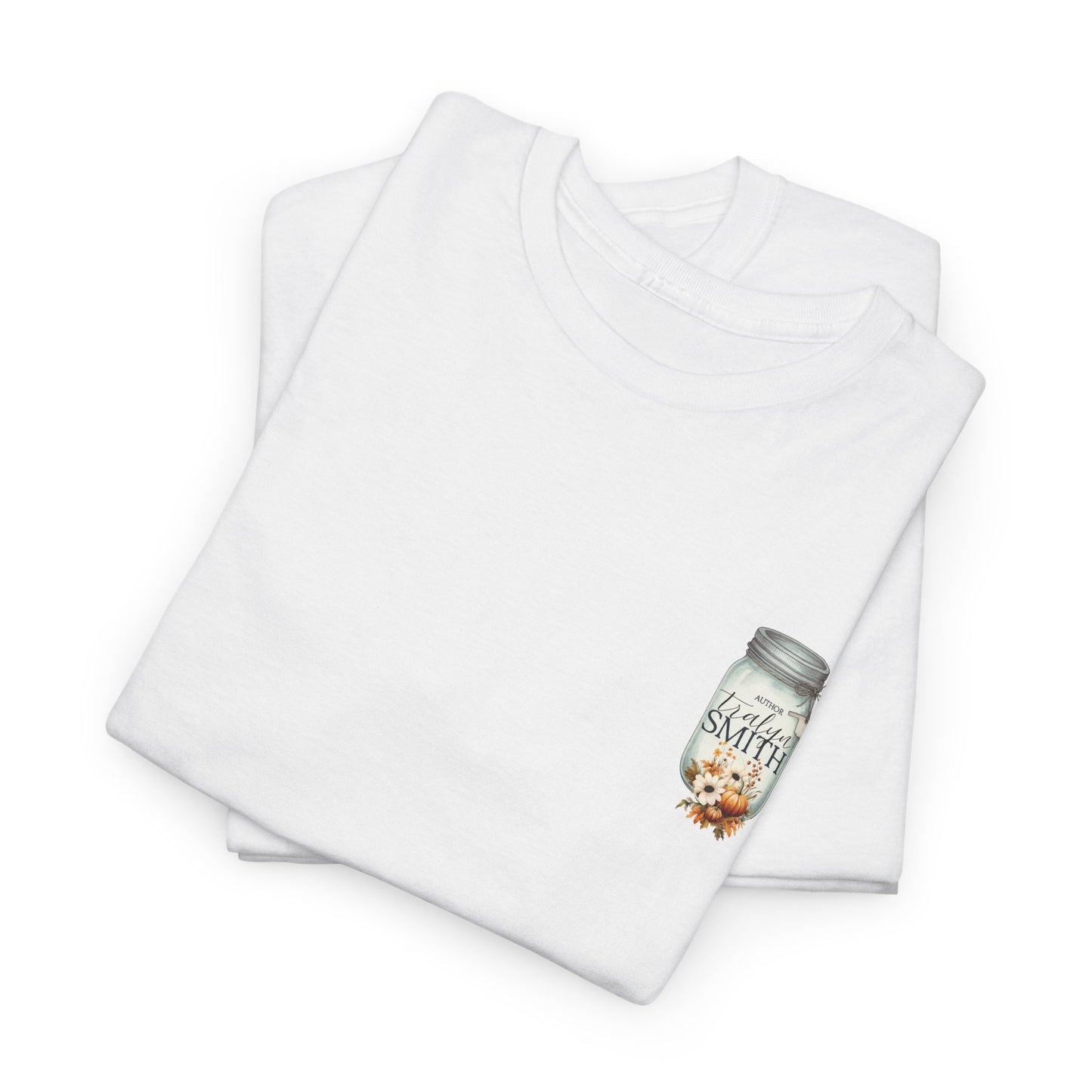 🫙 Author Tralyn Smith Logo T-Shirt, Personalized Gift, Fall Decor, Country Life Tee, Perfect for Thanksgiving, Family Gatherings, [...]