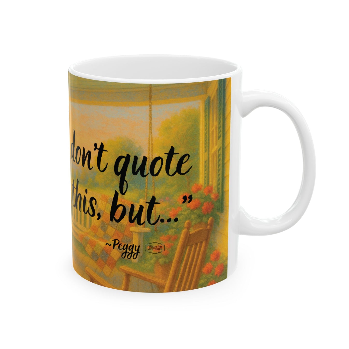 “Don’t Quote Me” Southern Mason Jar Cozy Mystery Book Lover Gift