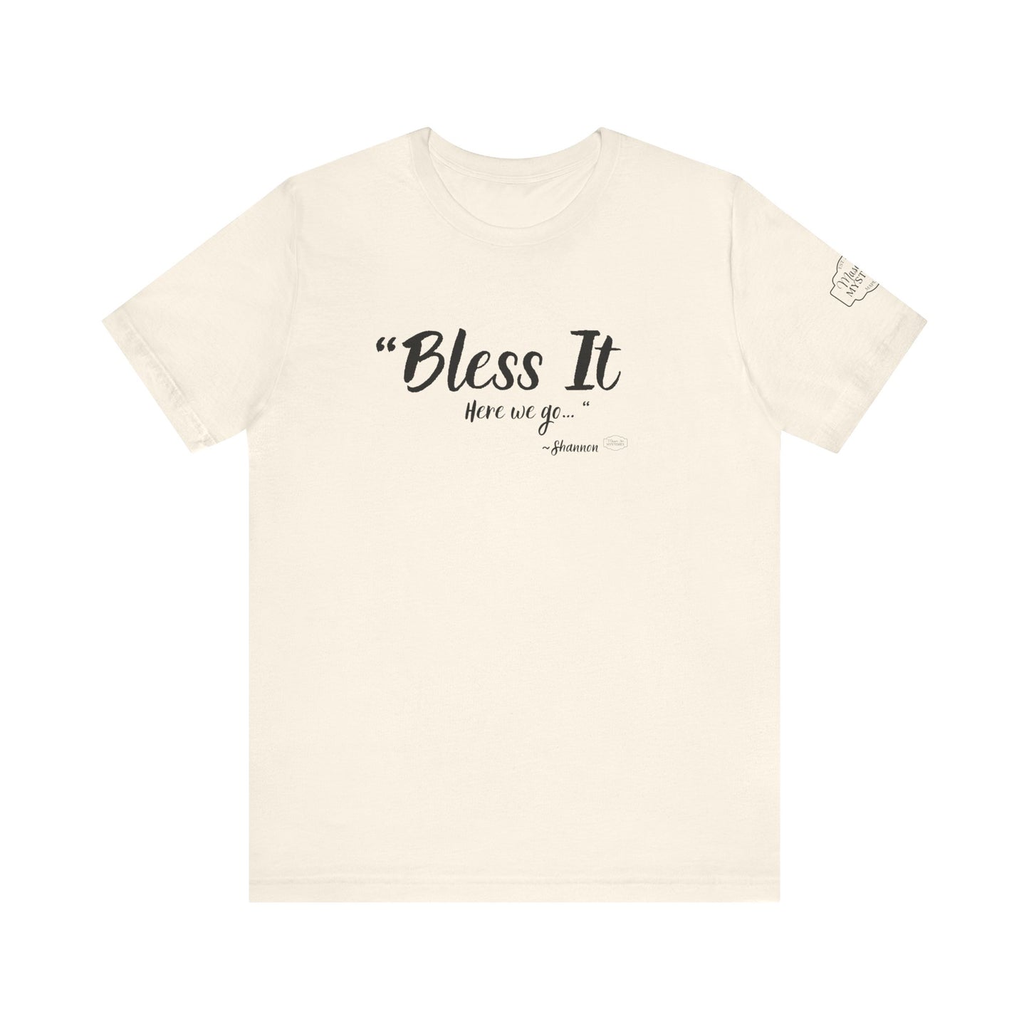 “Bless It” Mason Jar Mysteries T-Shirt | Funny Coffee Lover Tee | Southern Saying Graphic Shirt | Casual Comfort Tee in Multiple Colors