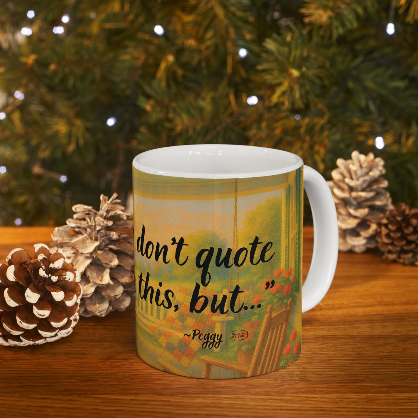 “Don’t Quote Me” Southern Mason Jar Cozy Mystery Book Lover Gift