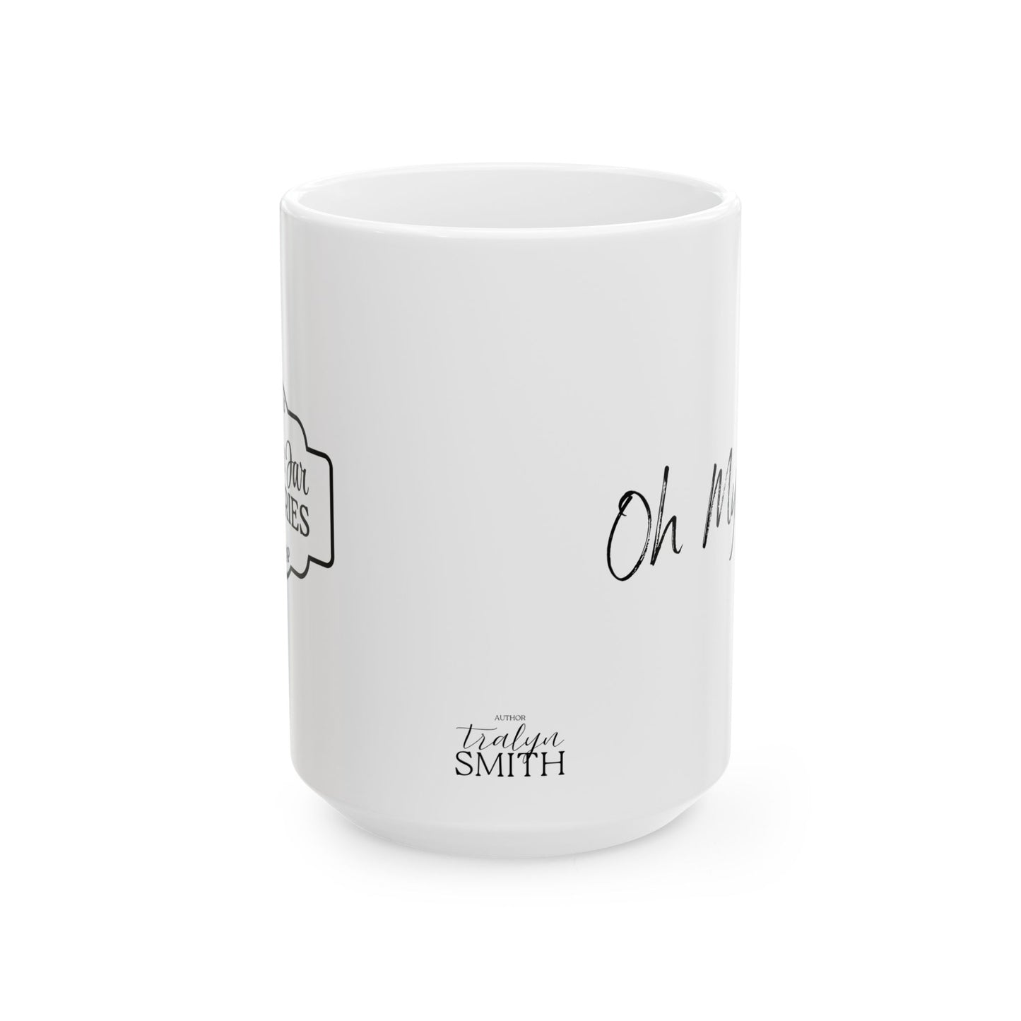 Mason Jar Mysteries  “Oh My Heck” Coffee Lover's Ceramic Mug, Funny Gift for Friends, Office Humor, Personalized Drinkware, Unique Housewarming Mug