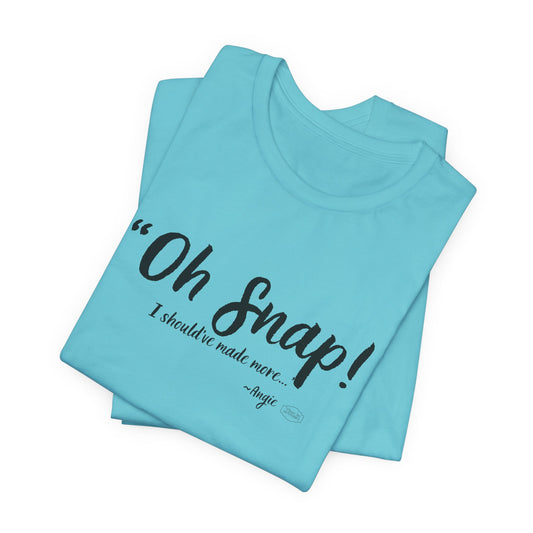 “Oh Snap” Mason Jar Mysteries T-Shirt | Funny Southern Tee | Wholesome Graphic Shirt | Unisex Comfort Tee in Multiple Colors