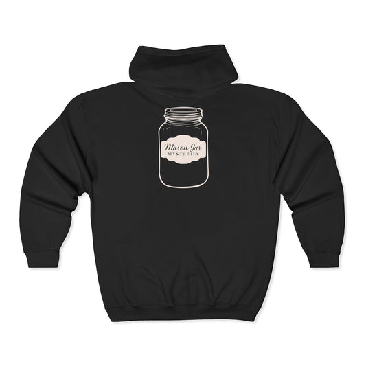 Bless It, Mason Jar Mysteries Hoodie - Mason Jar Mysteries ets 2005 Maple Gap on the back