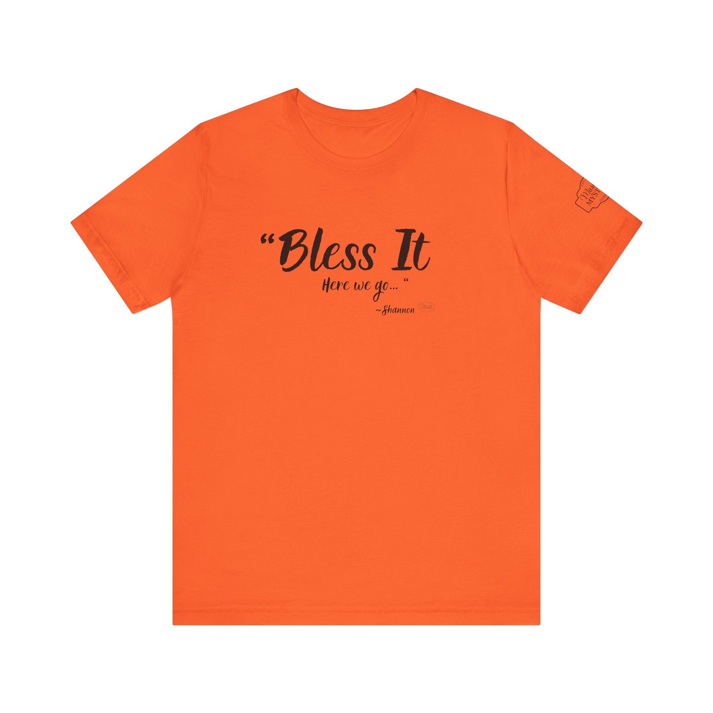 “Bless It” Mason Jar Mysteries T-Shirt | Funny Coffee Lover Tee | Southern Saying Graphic Shirt | Casual Comfort Tee in Multiple Colors