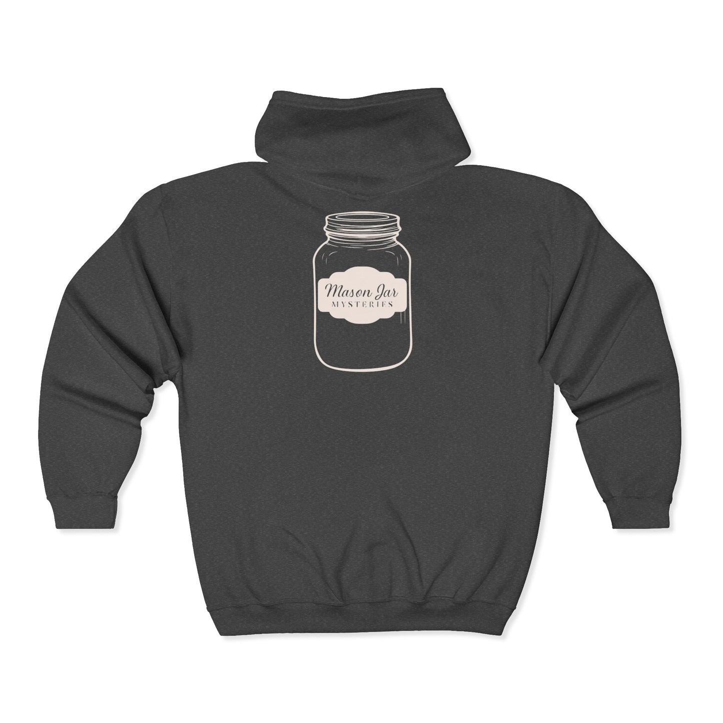 Bless It, Mason Jar Mysteries Hoodie - Mason Jar Mysteries ets 2005 Maple Gap on the back