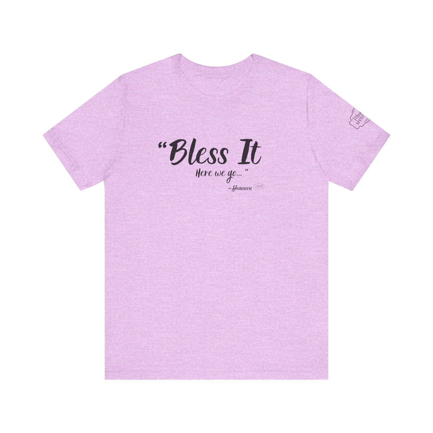 “Bless It” Mason Jar Mysteries T-Shirt | Funny Coffee Lover Tee | Southern Saying Graphic Shirt | Casual Comfort Tee in Multiple Colors