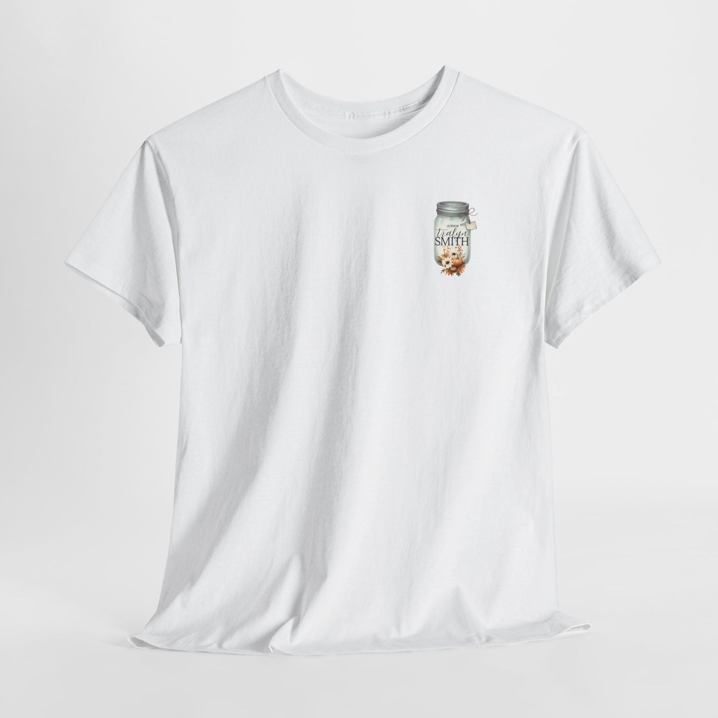 🫙 Author Tralyn Smith Logo T-Shirt, Personalized Gift, Fall Decor, Country Life Tee, Perfect for Thanksgiving, Family Gatherings, [...]