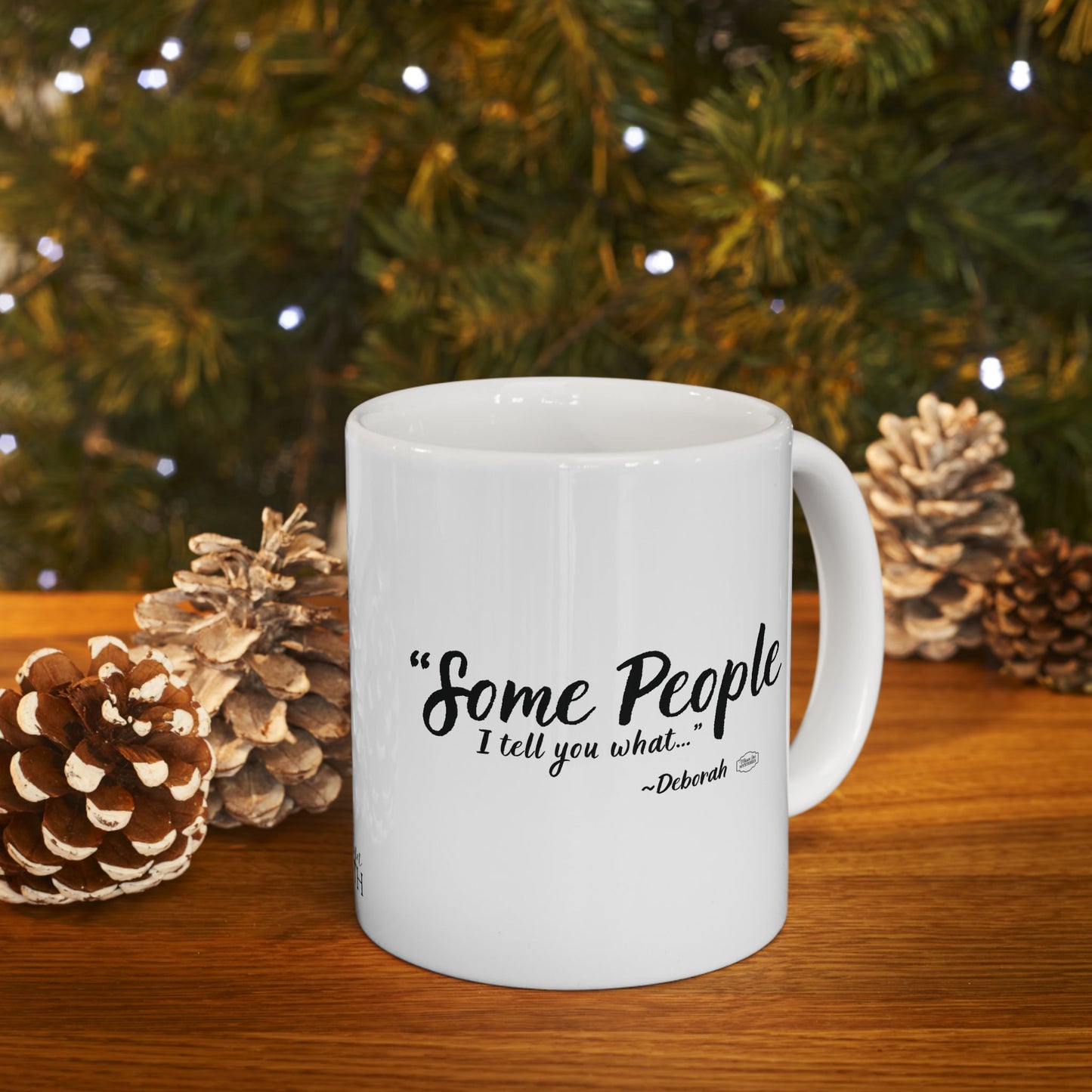 “Some People”Mason Jar Mysteries  Coffee Lover's Ceramic Mug, Funny Gift for Friends, Office Humor, Personalized Drinkware, Unique Housewarming Mug