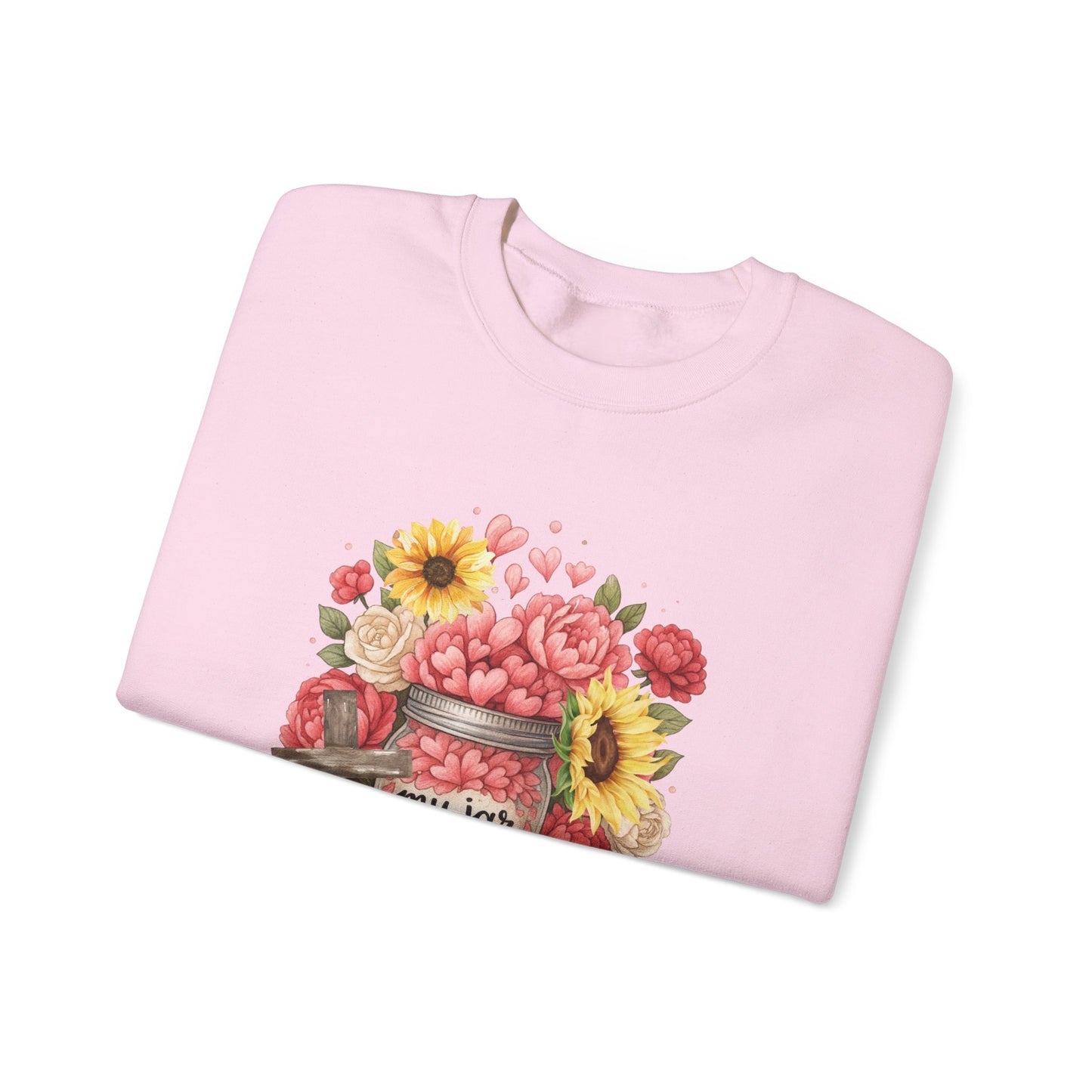 My Jar Runneth Over Cozy Fall Apparel, Autumn Fashion, Inspirational Gift, Unisex Sweater