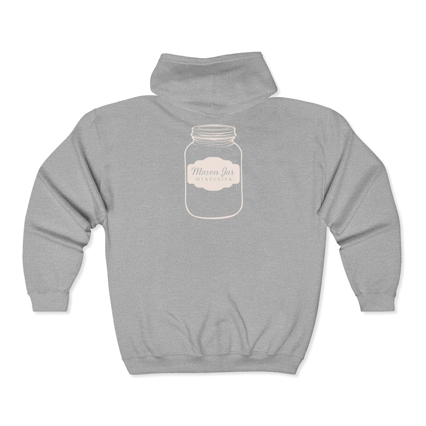 Bless It, Mason Jar Mysteries Hoodie - Mason Jar Mysteries ets 2005 Maple Gap on the back