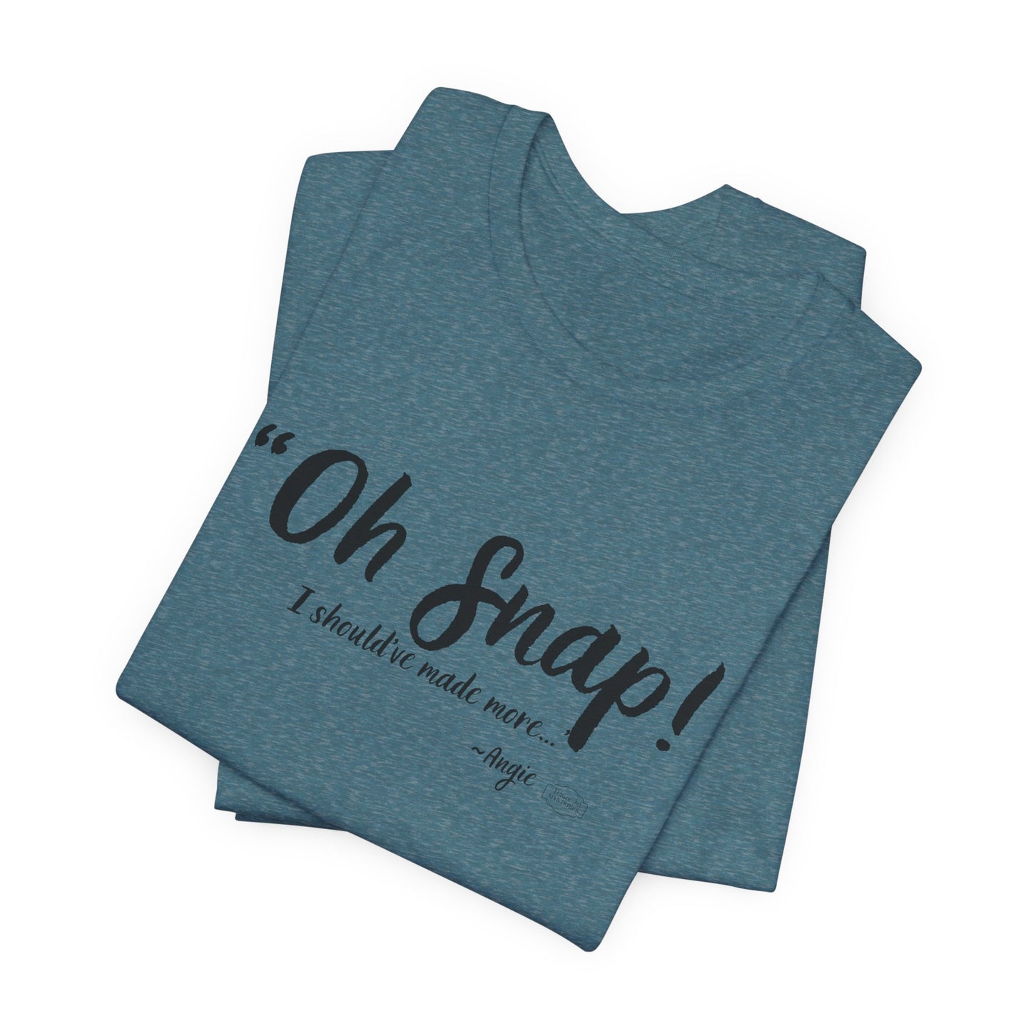 “Oh Snap” Mason Jar Mysteries T-Shirt | Funny Southern Tee | Wholesome Graphic Shirt | Unisex Comfort Tee in Multiple Colors