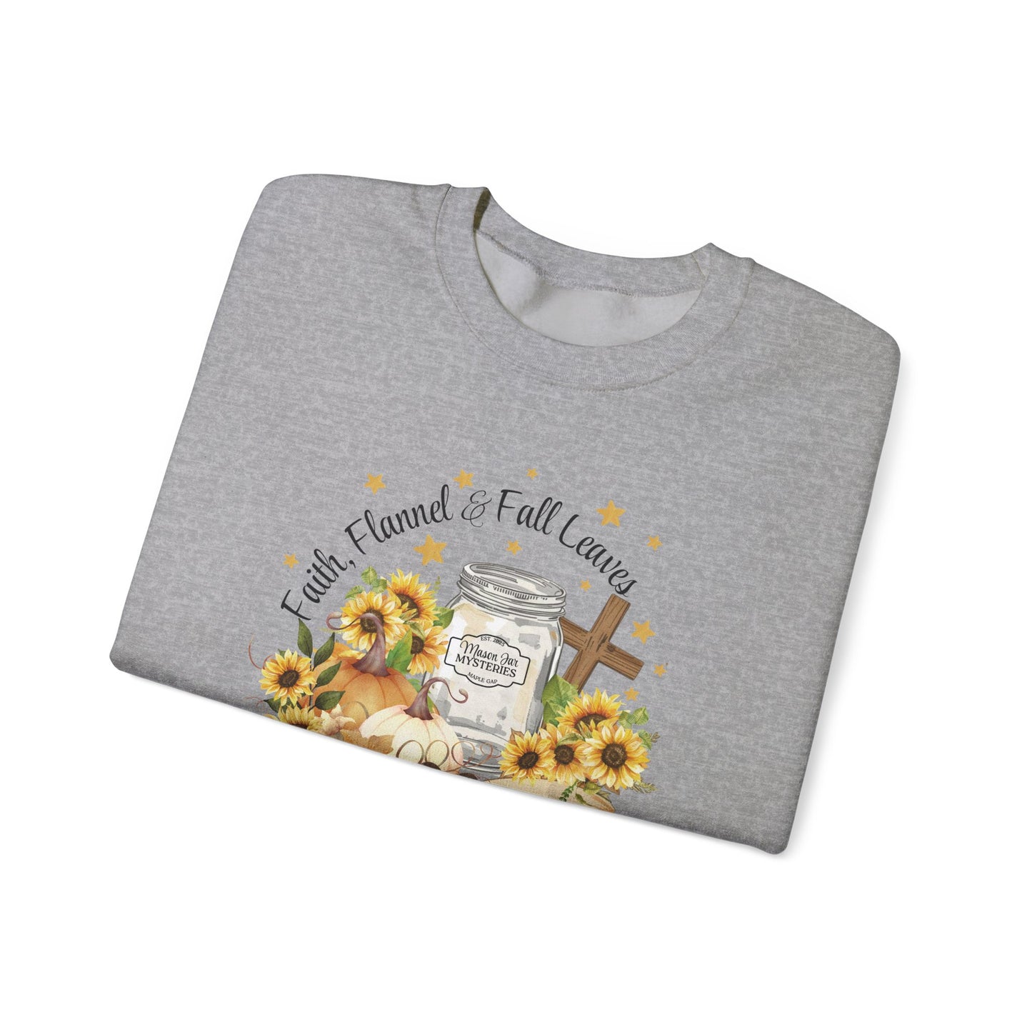 Sunflower Faith Crewneck Sweatshirt, Comfortable Casual Wear, Gifts for Friends, Religious Apparel, Cozy Fall Fashion, Perfect for All [...]