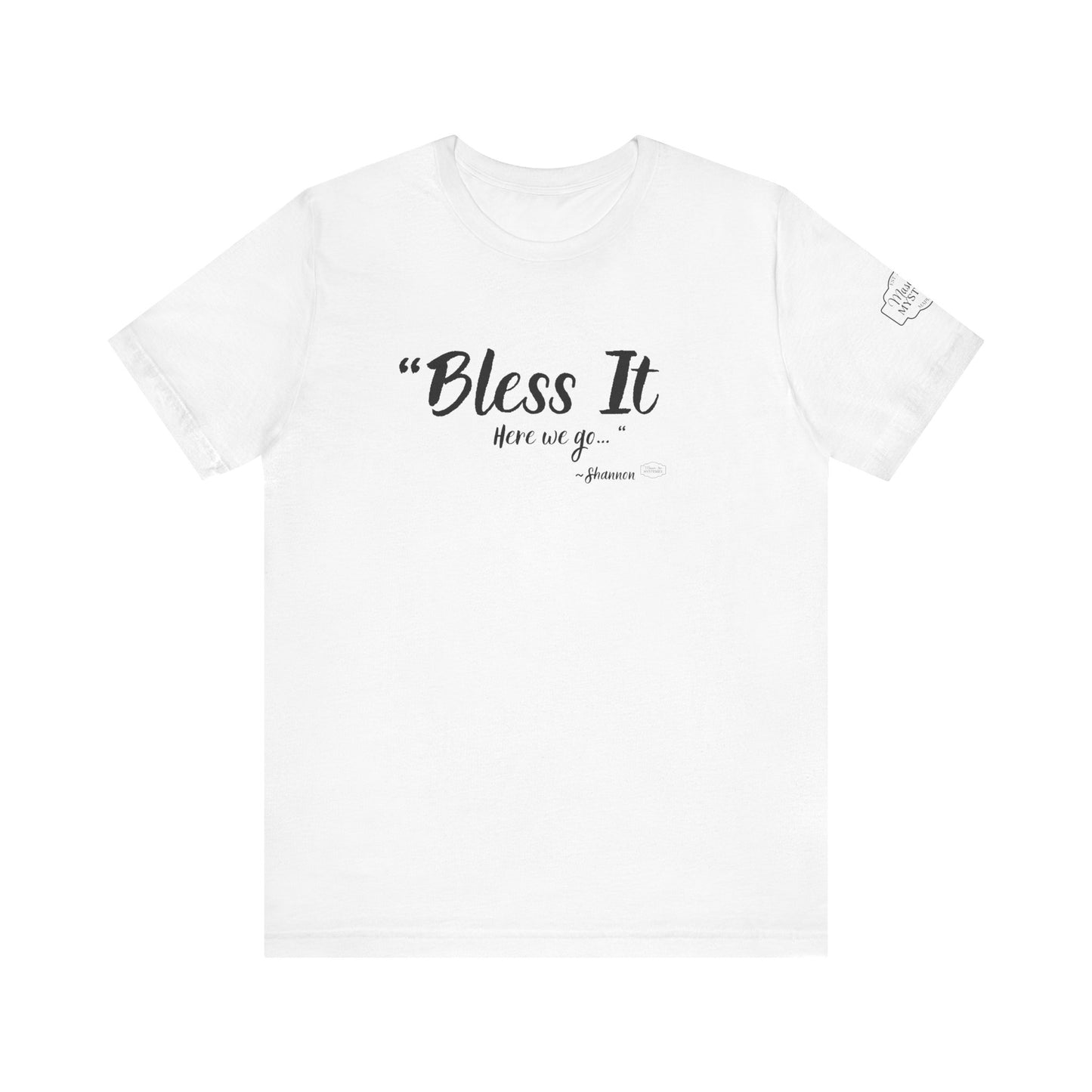 “Bless It” Mason Jar Mysteries T-Shirt | Funny Coffee Lover Tee | Southern Saying Graphic Shirt | Casual Comfort Tee in Multiple Colors